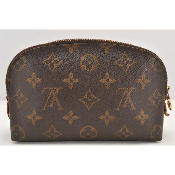 Louis Vuitton Cosmetic Pouch Brown Canvas Monogram CA0041 - Picture 4 of 14